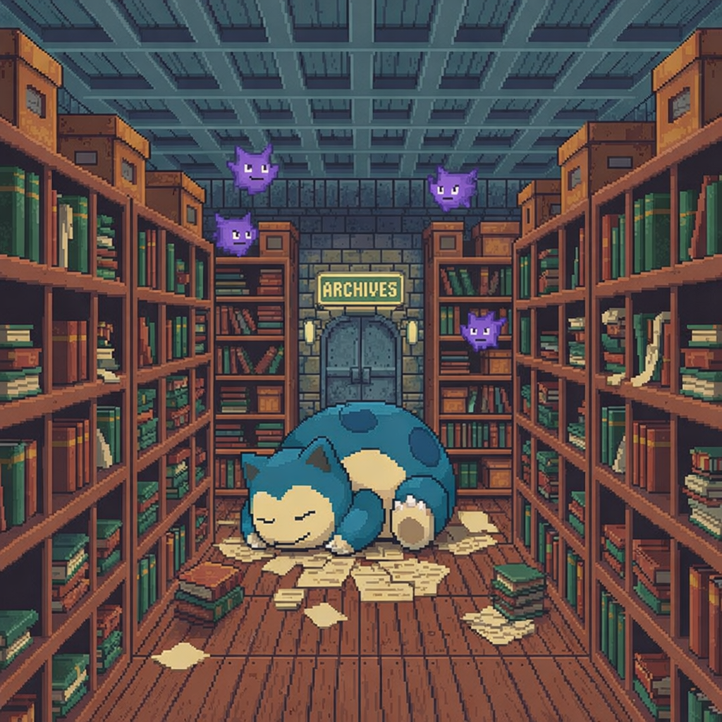 Ronflex en Pixel Art